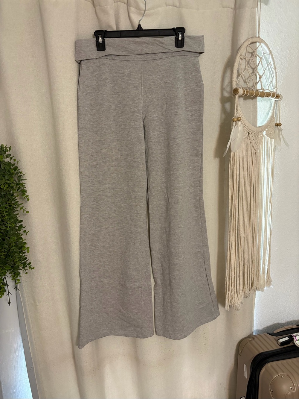 Edikted Foldover Wide Leg Lounge Pants
